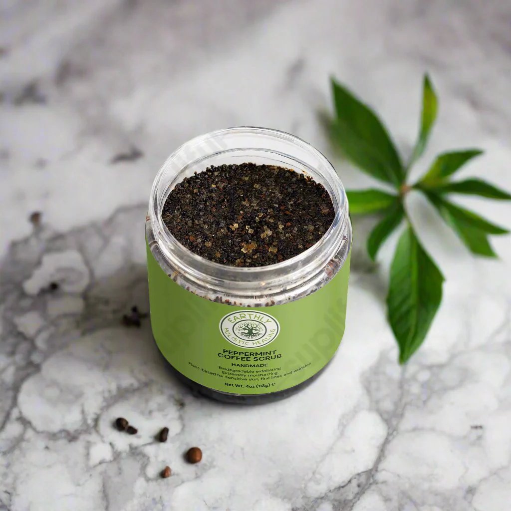 Peppermint Coffee Scrub