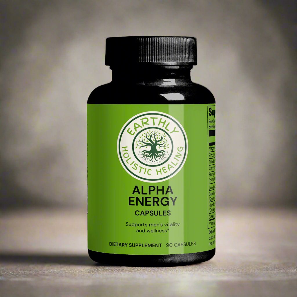 Alpha Energy capsules for men.